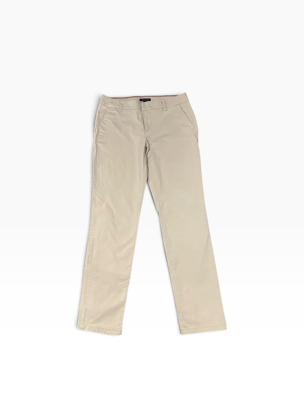 Tommy Hilfiger Beige Straight-Leg Jeans